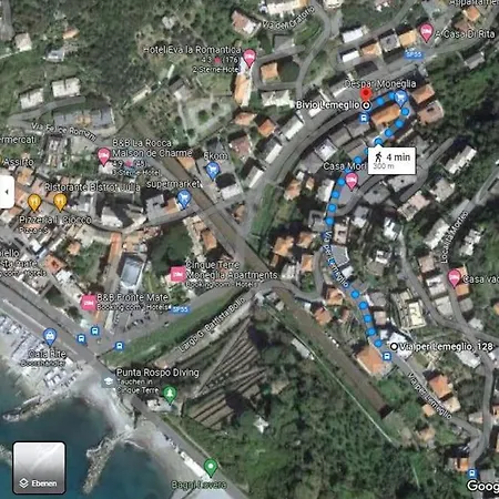 Apartamento At The Sea With Wonderful View Near 5 Terre Moneglia